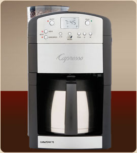 Capresso 10-Cup Coffee Maker with Burr Grinder